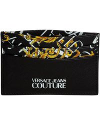 Versace - Logo Printed Cardholder - Lyst