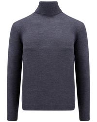 Roberto Collina - Roll Neck Knitted Jumper - Lyst