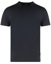 BOSS - Slim-Fit Crewneck T-Shirt - Lyst