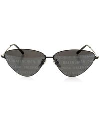 Balenciaga Invisible Cat-eye Sunglasses - Black