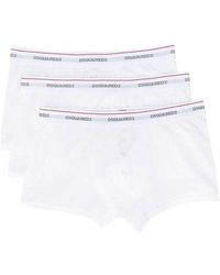 DSquared² - Pack Of Three Boxer Shorts - Lyst
