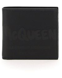 Alexander McQueen Bi-fold Wallet - Black