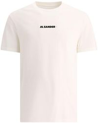 Jil Sander - + Logo Printed Crewneck T-shirt - Lyst