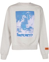 Heron Preston Graphic Printed Sweatshirt - Grey