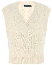 Polo Ralph Lauren Ivory Wool Ble - Natural