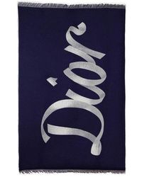 Dior - Logo Detailed Scarf - Lyst