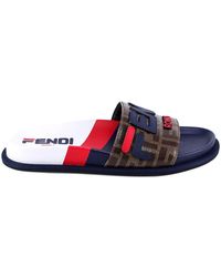 red fendi slides