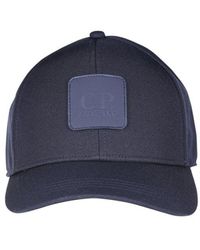 C.P. Company - Logo-patch Curved Peak Baseball Cap - Lyst