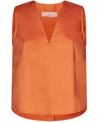 Kaos - V-Neck Sleeveless Top - Lyst