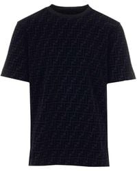 Fendi - Ff Motif Oversized T-Shirt - Lyst