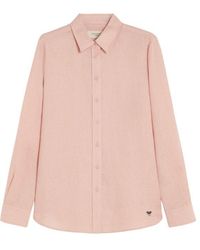 Weekend by Maxmara - Logo Embroidered Button-Up Shirt - Lyst