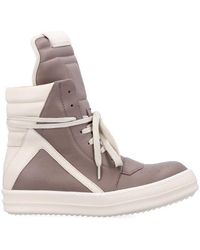 Rick Owens Geobasket in Red | Lyst