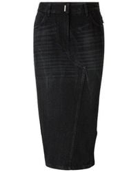 Givenchy - Asymmetrical Midi Skirt - Lyst