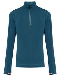 Moncler - Polartec Logo Patch Half-Zip Sweatshirt - Lyst