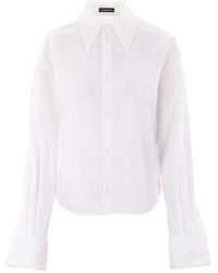 Ann Demeulemeester - Kareena Fitted Shirt - Lyst