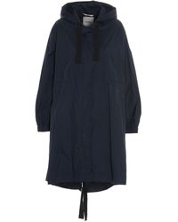 Max Mara Water-resistant Taffeta Parka - Blue