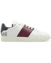 Emporio Armani - Logo-patch Low-top Sneakers - Lyst