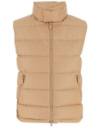 Aspesi - Funnel-Neck Padded Gilet - Lyst