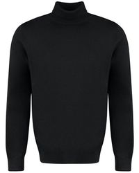 A.P.C. - Roll Neck Knitted Jumper - Lyst