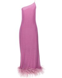 Oséree - 'Lumiere Plumage' Long Dress - Lyst