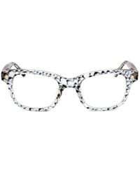 Linda Farrow - X Matthew Williamson Rectangle Frame Glasses - Lyst