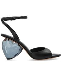 Kate Spade - Crystal Heel Strappy Sandals - Lyst