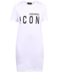 DSquared² - Icon T-shirt Dress - Lyst