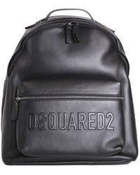 DSquared² Logo-embossed Zipped Backpack - Grey