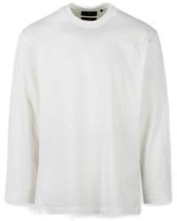 Y-3 - Long-sleeved Crewneck T-shirt - Lyst
