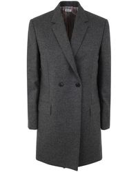 Thom Browne - Elongated Long Sleeve Double Breasted Sportcoat - Lyst