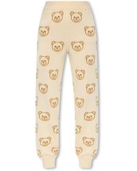 Moschino - Bear Wool Trousers - Lyst