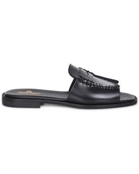 サンダル・ミュール SEBAGO Women Sandals 73115ZW902 Black Moc Woman WILL SLIDE WOMAN Slip On BLACK