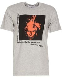 Comme des Garçons - Andy Warhol Print T-Shirt - Lyst