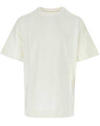 Jil Sander - Stretch Cotton Oversize T-Shirt - Lyst