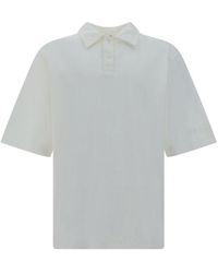Marni - Logo Patch Short-Sleeved Polo Shirt - Lyst