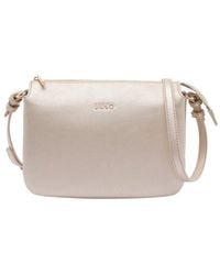 Liu Jo - Logo Lettering Zipped Crossbody Bag - Lyst