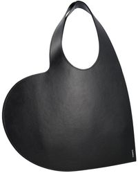 Coperni Heart Logo Printed Tote Bag - Black
