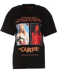 JW Anderson Carrie Poster T-shirt - Black
