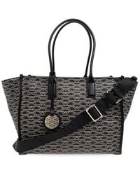 Emporio Armani - Logo-Jacquard Top Handle Bag - Lyst