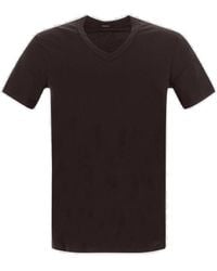 Tom Ford - V-neck T-shirt - Lyst
