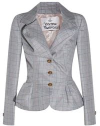 Vivienne Westwood - Checked Single-Breasted Blazer - Lyst