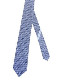 Ferragamo - Gancini Printed Tie - Lyst