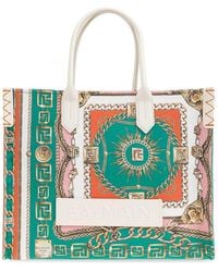 Balmain - Printed B-Army Medium Tote Bag - Lyst