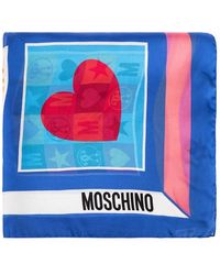 Moschino - Silk Scarf, - Lyst