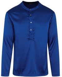 Tom Ford - Button Detailed Long-sleeved Shirt - Lyst