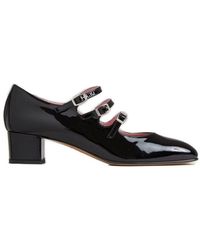 CAREL PARIS - Kina Triple Strap Mary Janes Pumps - Lyst
