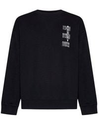 MM6 by Maison Martin Margiela - Unbrushed Jersey Sweatshirt - Lyst