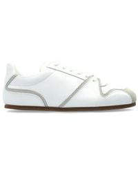 Moschino - Logo-Embossed Lace-Up Sneakers - Lyst