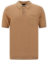 Roberto Collina - Collared Short-sleeve Polo Shirt - Lyst