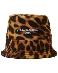 Stella McCartney - Animal Print Bucket Hat - Lyst